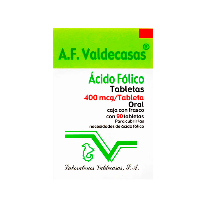 Acido Folico 04mg 90 Tabletas Farmacias Puntomx Queretaro 8654