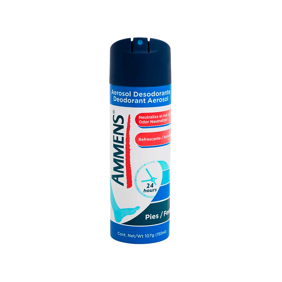 Ammens Desodorante Para Pies Aerosol 150g Farmacias Puntomx Queretaro