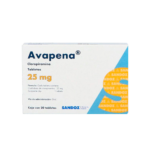 Avapena 25mg  20 tabletas
