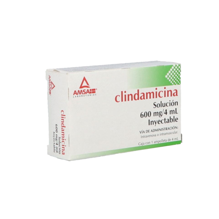 Clindamici 600mg solución inyectable 4ml ampolleta Lgen - Farmacias ...