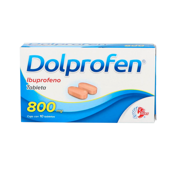 Ibuprofeno 800mg 10 tabletas lgn Farmacias PuntoMX Queretaro