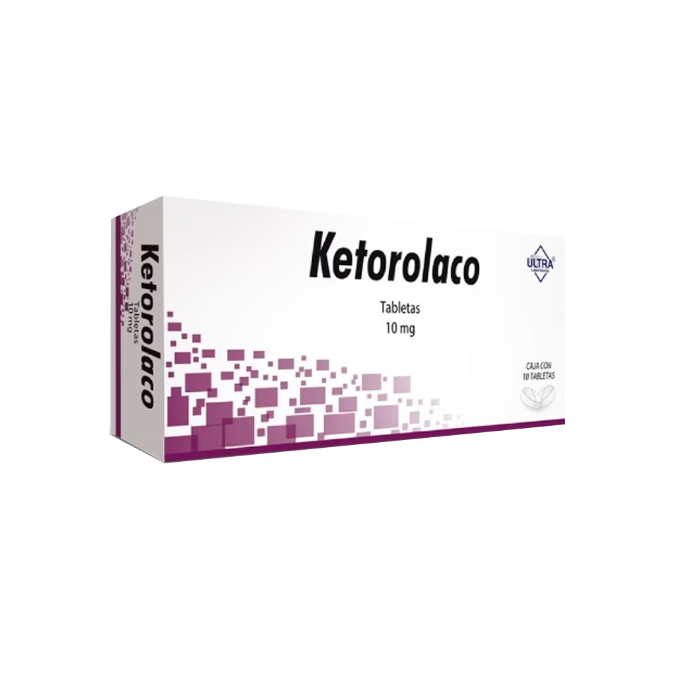 Ketorolaco 10mg 10 Tabletas Ultra Lgen - Farmacias PuntoMX Queretaro