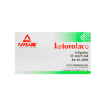 Ketorolaco 30mg solución inyectable 1ml Amsa lgen
