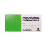 Paracetamol, Orfenadrina 450mg-35mg 50 Tabletas