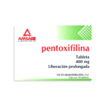 Pentoxifilina 400mg 30 Tabletas