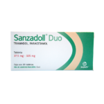 Sanzadoll Duo (Tramadol, Paracetamol 37.5mg-325mg 20 Tabletas)